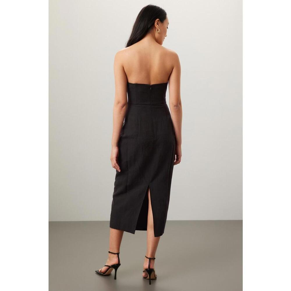 Mara Hoffman Isla Dress Size 10 Black - Picture 2 of 6